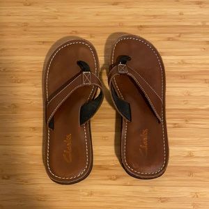 Clarks Leather Sandals
